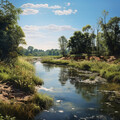 Relaxing River for Cats: Tranquil Water Echoes