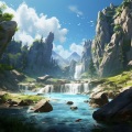 Hipnosis Naturaleza Sonidos Universo、Sonidos de agua dulce para la paz interior、Zona musical de meditación guiada - Armonía Para La Meditación En La Cascada