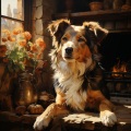 Música feliz de la mañana、Soñar con Chimenea、El relajador de perros - Remolino Musical De Brasas