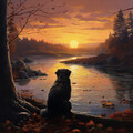 Perros Junto Al Río: Vibraciones Meditativas