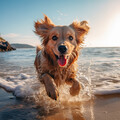 Etiqueta de la naturaleza、Agua Mantra、Perros calmantes - Conexión Musical De Los Perros Del Río