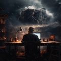 Minería mental、Colección de Sonidos de Lluvia Naturales、Biblioteca de música de estudio - Secuencia De Claridad Del Trueno Binaural