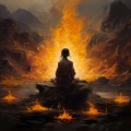 Armonía De Las Brasas: Meditación Junto Al Fuego