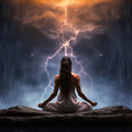 Terrícola、Tormenta de truenos y lluvia、Meditar Dormir Relajarse - Meditación Serena De La Tormenta