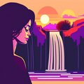 Wunderkind - Purple Waterfalls