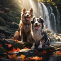 Retiro En Cascada Para Perros: Sonidos Relajantes Del Agua