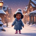 AtilaKw - Baby girl in the snow