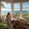 Paraíso de los sonidos de la naturaleza、chabolas de mar、Trabajo tranquilo desde casa - Productividad En El Ambiente Armónico Del Océano