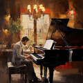 Piano Jazz Bar、Piano Jazz Calming Music Academy、Relaxing Morning Coffee Jazz - Latte Haze Jazz Melodies