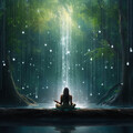 Meditative Rain: Harmonic Serenity