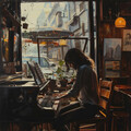 Salón de café suave、Jazz instrumental italiano、Ruido del ventilador para dormir - Ritmo De Jazz Al Atardecer En El Campo