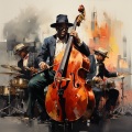Jazz instrumental de fondo、Música para Cocinar、Olas del mar para dormir - Ritmo De Fusión Funk