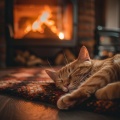 Poder y Energía、Hipnosis Naturaleza Sonidos Universo、El relajante para gatos - Tonos De Fuego Cálido Del Felino