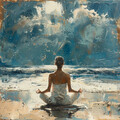 Espíritus iluminados、Olas de la orilla del mar、Nosotros la meditación - Mar Armonioso Para La Calma Consciente