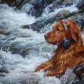 Canine Creek: Dogs Water Play Tunes
