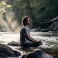 Flujo De Meditación De Río Pacífico