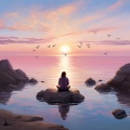 Música tranquila de yoga、Felicidad de la música de yoga、Encuentra tu saldo - Los Ritmos Aliviantes Del Océano Para El Yoga