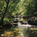 Serene Water Flow: Binaural Sleep Soundscapes
