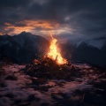 Meditation Mike、Fire Creator、Calming Beats - Fire Meditation Under Soothing Melody