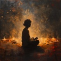 Quietud Del Fuego: Sueño Entre Llamas