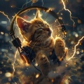 Whiskers and Thunder: Soothing Music for Cats
