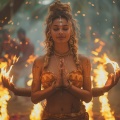 Templo tibetano eterno、Naturaleza mística、Reunión de energía del universo - La Serenidad De La Llama Para El Pensamiento Consciente