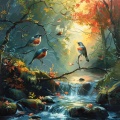 Binaural Creek Melodies: Birds in Nature’s Harmony - 78 72 Hz