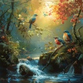 Binaural Beat Brainwave Subliminal Systems、Neon Pearl、Luminate - Binaural Creek Resonance