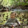 Fantasies Lullaby Music Paradise、Nature Therapy、741Hz Energy Orbiting Manifest Healing - Creekside Sleeping Melody