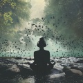 Meditation Music therapy、Garden of Sound、Alfachronic - Binaural Serene Birdsong