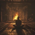 Relajarse Alrededor del Mundo Estudio、Sonidos de fuego de la naturaleza mística、Curación de frecuencias de solfeo - Eco De La Resonancia Binaural