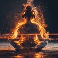 Binaural Blaze: Fire Meditation Echoes