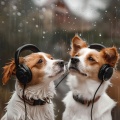 Music-to-Relax-Dogs、Rain Sound Plus、Interdimensional World - Rain Rhythm for Playful Dogs