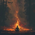 El Resplandor Calmante Del Fuego: Paisajes Sonoros Relajantes Para Dormir