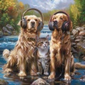 River Pets: Gentle Waves of Play