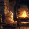 Guarida de música de gatos、Naturaleza registrada、acusticamente - Zumbido De Los Gatos En El Fuego