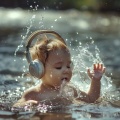 Happy Baby Lullaby Band、Aqua Mori、Brainwave Samples - Gentle Waters Sleep