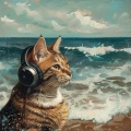 The Cat Relaxer、Pacific Ocean Wave Sounds、ÅÄÖ123 - Feline's Seashore Calm