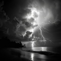 Controla tu respiración、Sonidos de lluvia FX、Luces del horizonte - Zen Del Trueno Para La Profundidad De La Meditación