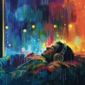 Sleep Dimension、Rain Sounds & White Noise、Neon Eyes - Sleep in Soft Drizzle