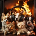 Sleepy Pets、Mystical Nature Fire Sounds、Smoothe Sounds - Hearth's Comforting Melody