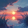 after noon、LOFI LAND - First Light Over Quiet Town