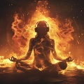 Meditation Miracle Music、Bonfire Sleep Sound、Vapourse - Fiery Meditation Melody
