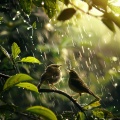 Native American Nature、Healing Rain Sound Academy、Anti Stress - Tranquil Sounds of Rain with Birds