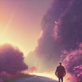 长发 - 每年桃花开的时候我就会想起一个人，她曾经很喜欢我