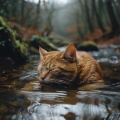 Gato Relajarse、Grabaciones de la madre naturaleza、La absorción - Cascadas De Gatos En Calma
