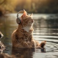 Cat Music Jukebox、Aquaplasm、BinauralVille - Soothing Stream Cat Slumber