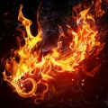 Solfeggio Frequencies 528Hz、Blaze Nights、Solfeggio - Heat's Rhythmic Pulse in the Flame