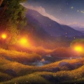 爱的邂逅 - 夜、萤火虫和你