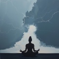 Yoga En Truenos Binaurales: Ambiente Relajante De Lluvia